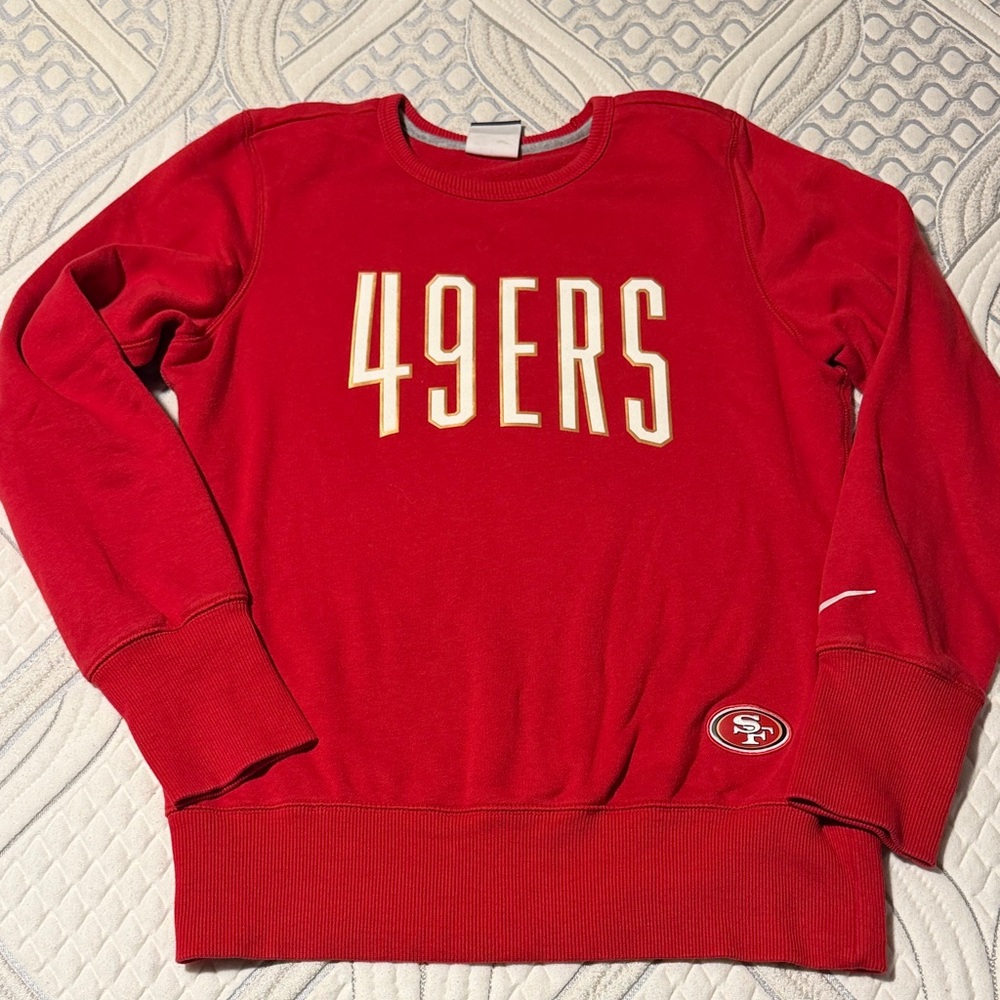 Women’s - NFL Team Apparel 49ers Red Sweater